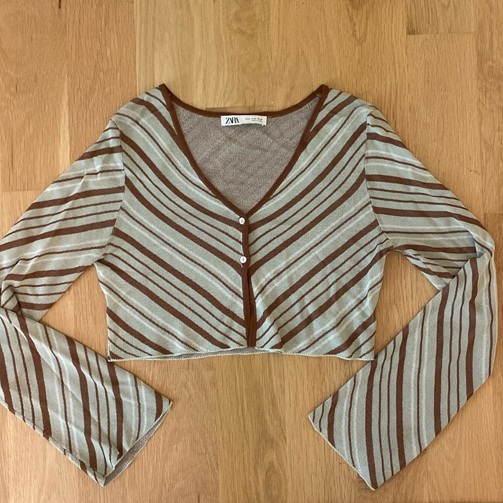 Zara striped long sleeve
